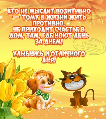 Открытки для поднятия настроения мужчине - 73 фото