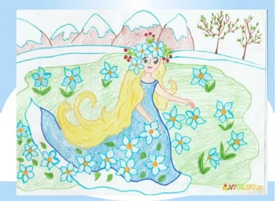 Рисунок Пришла к нам красавица весна №50030 - «Весна-красна!» (22.01.2024 -  06:52)