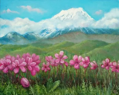 Весна на Камчатке, 40Х50 — Светлана Шамшурина художник