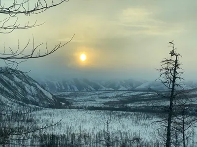 А снег идёт, хотя уже весна... О погоде в Якутии 9 апреля