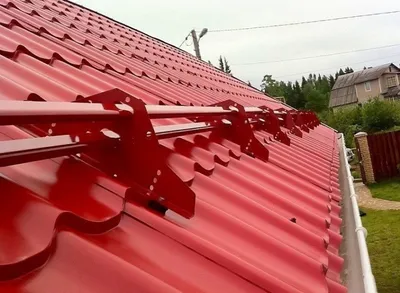Пошаговая инструкция монтажа снегозадержателя на крышу