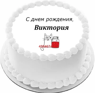 Открытка Вика С днём рождения.