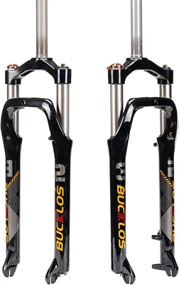 Amazon.com : BUCKLOS 【US Stock 264.0 inch Fat Tire MTB Suspension Fork,  100mm Travel Spacing Hub 135mm 1 1/8 Straight Tube Manual Lockout 9mm QR  Oil Spring Front Forks, fit Snow Beach