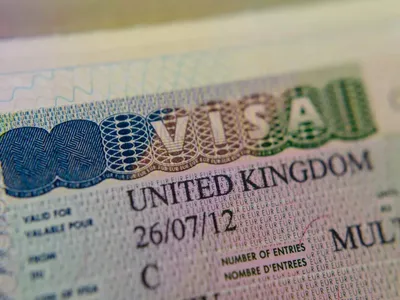 UK VISA explained stock image. Image of england, sample - 48075321