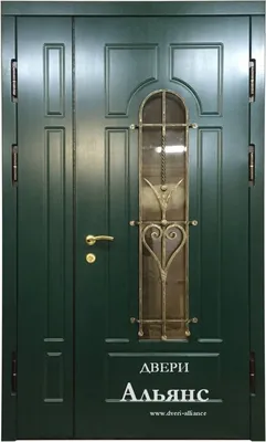 Современная входная дверь для дома с узким остеклением PORTO T1050AI