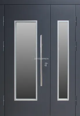 Входная дверь со стеклом и ковкой утепленная ДКС 96, цена 95 000 руб. -  Купить в Москве