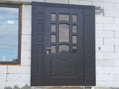 Входная металлическая дверь ДС 7 18 Вента К 04 со стеклом