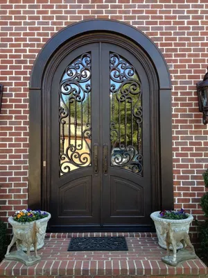 Входные кованые двери: фото в экстерьере и интерьере дома, идеи оформления