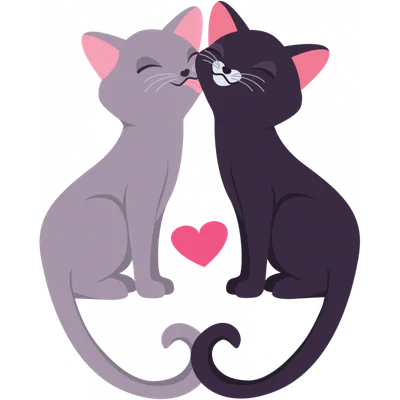 Влюбленные кошки на фото: откройте мир любви кошачьих