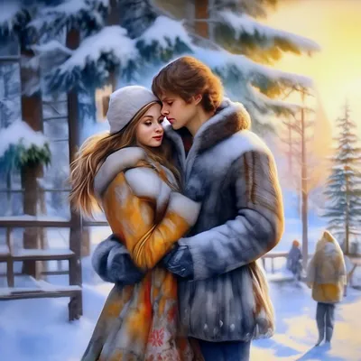 влюбленные зимой, свадьба вдвоем зима, фотосессия пары, зима, девушка,  Свадебный фотограф Москва
