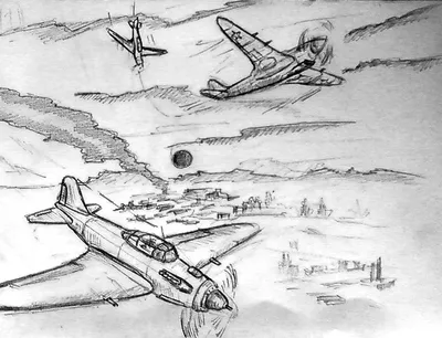 Как нарисовать самолёт истребитель в Су-27, карандашом | How to draw a Su  27 fighter plane, part 1 - YouTube