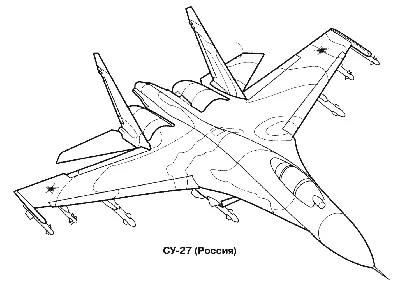 Военный самолет раскраска - 74 фото