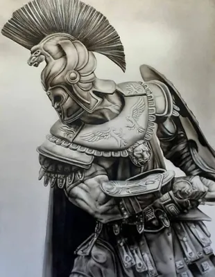 Картина \"Воин\" | Мифология татуировки, Спартанский воин, Татуировки воинов
