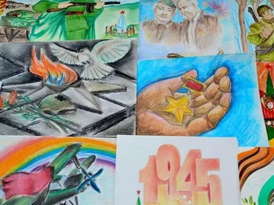 О конкурсе рисунков \"Война глазами детей\" - 2 Февраля 2019 - МБОУ \"ООШ №5\"  г. Лесосибирска