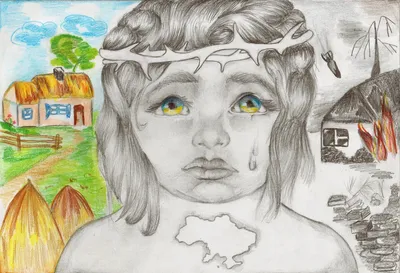 Рисунок Война - глазами ребенка №32864 - «Мир глазами детей!» (07.01.2024 -  21:13)