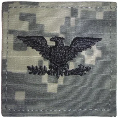 Армия США: Нагрудные воинские звания для полевой униформы ACU армии США