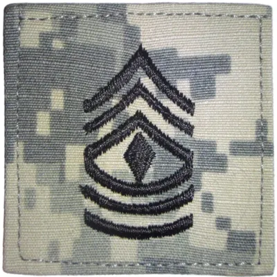 Армия США: Нагрудные воинские звания для полевой униформы ACU армии США