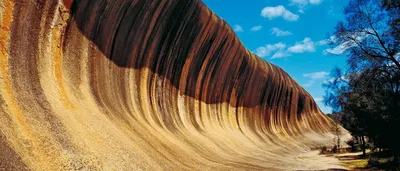 Скала Каменная Волна в Австралии. Описание, координаты, фото