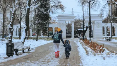 Легкая зима вернулась в Воронеж, чтобы взбодрить горожан перед работой