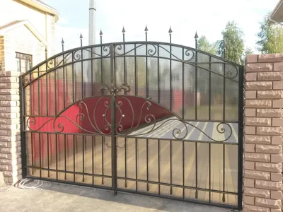 Ворота и забор для дачного участка - металлоконструкции на заказ