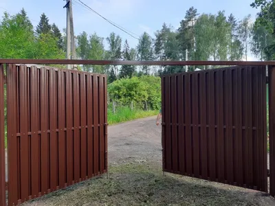 Автоматические откатные ворота купить, цена в Москве | Автоматические ворота  под ключ