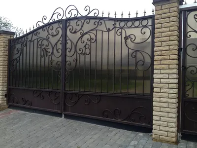 Распашные металлические ворота для дачи, загородного дома, производство,  низкие цены - Забор в каждый двор