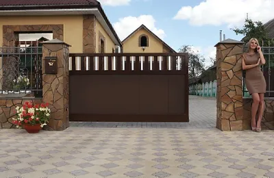 Ворота для частного дома, коттеджа, таунхауса — купить в Ростове-на-Дону по  цене от 0 руб. от производителя - Vorota Group