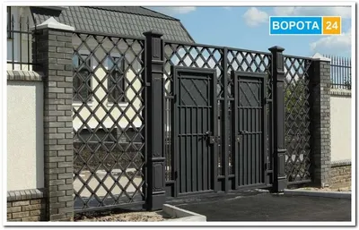 Откатные ворота под профлист для загородного дома купить в Москве, цена от  48 600 руб. | Стройзабор
