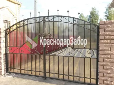 Откатные ворота из поликарбоната. — Дорос Екатеринбург