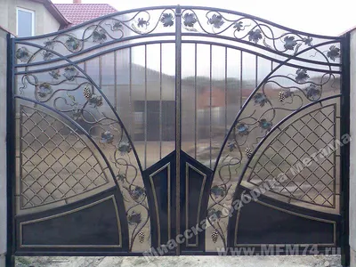 Ворота декоративные из поликарбоната в Казани | Цена на ворота декоративные  из поликарбоната