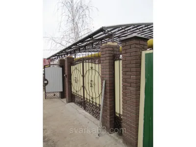 Ворота с ковкой из поликарбоната ВК-40 купить в Москве по доступной цене -  фото, характеристики, доставка