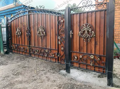 Распашные ворота - лучшая цена в Киеве на раздвижные ворота с  электроприводом от «Амико-Систем»