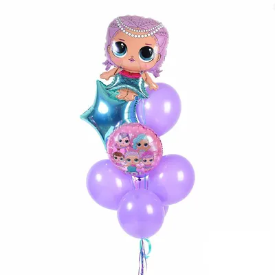 Воздушные шарики, набор 3 большие фигуры куклы LOL, 4 хром золото, 8  розовый и фуксия. - купить в интернет-магазине OZON с доставкой по России  (733699589)