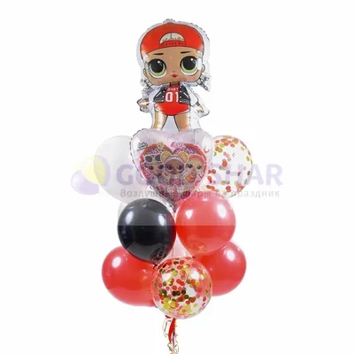 Воздушные шары с куклой LOL – 101 shar