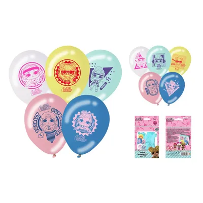 Воздушные шары для девочки «Куклы LOL. Квин» купить в Москве с доставкой:  цена, фото, описание | Артикул:A-007575