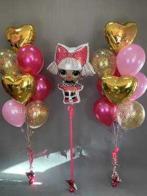 Кукла Лол и шары — Купить воздушные шары в Самаре