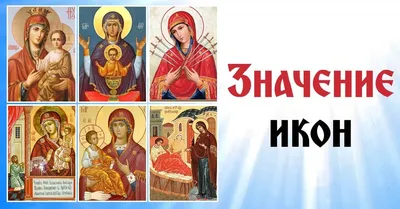 Название икон и их значение