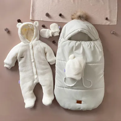 Зимний Комплект на выписку в роддом art.278 \"Be-be-bear\" Витара TMALL  newborn , мальчик и девочка нарядный зима, кокон, слип | AliExpress