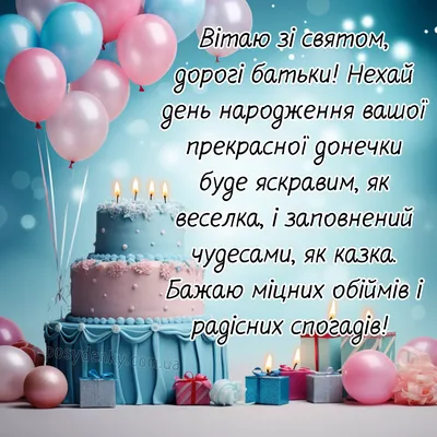 Привітання з днем народження