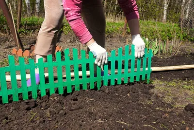 Забор для сада GARDEN ART h34 см терракотовый купить недорого в  интернет-магазине товаров для сада Бауцентр