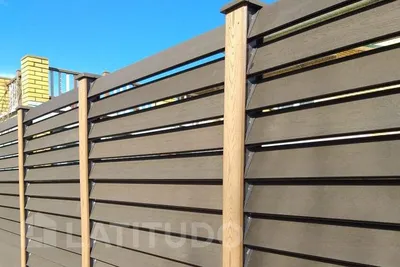 Забор из ДПК (сплошной вертикальный) | Строительство
