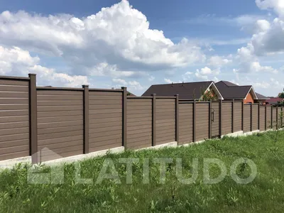 Забор из ДПК с шумоизоляцией - Заборы - Проекты HILST
