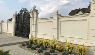 Заборы из натурального камня на заказ в Молдове.