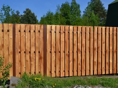 Деревянный забор 40 м x 1,5 м купить по цене 68270 руб. в Москве от  производителя