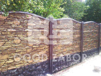 Забор для загородного дома из французского камня ПН-152 - купить в Москве,  цена, фото, отзывы, характеристики