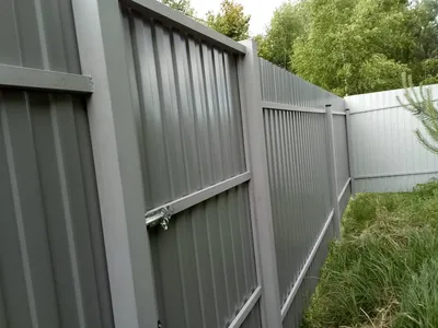 Забор из профнастила с установкой под ключ в Запорожье. Актуальная цена и  расчет сметы на вайбер