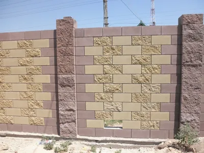 Бетонные блоки для забора купить в Тюмени | Ромак