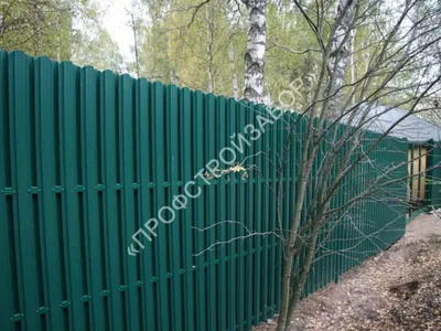 Забор из профнастила без фундамента в частном секторе ПН-169 - купить в  Москве, цена, фото, отзывы, характеристики