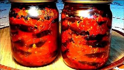 Салат из баклажанов на зиму: рецепт приготовления