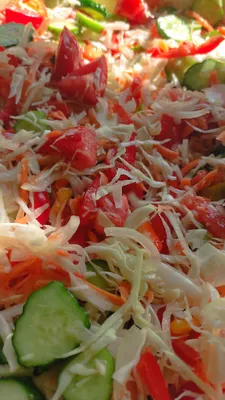 Овощной салат на зиму - пошаговый рецепт с фото